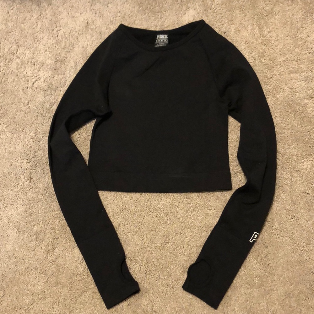 Victorias Seceret PINK cropped athletic top